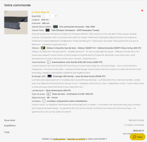configurateur store banne