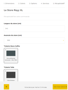 configurateur store banne